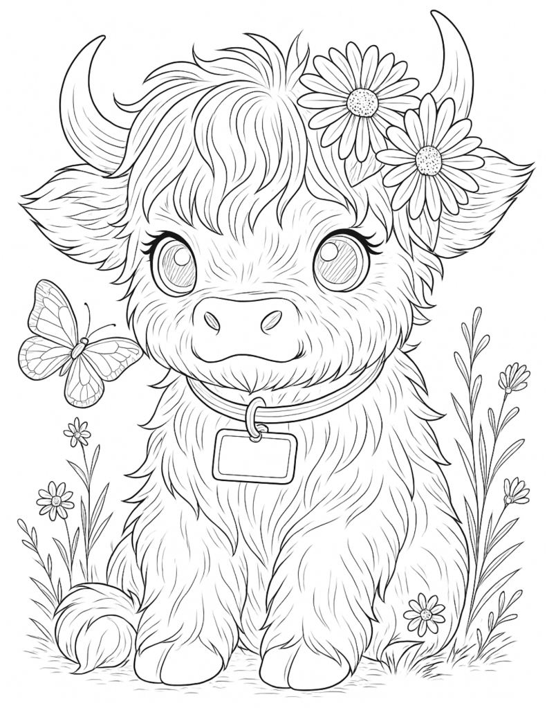 Cute Highland Cow